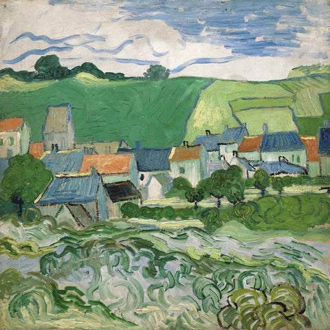View of Auvers, 1890 -  Vincent van Gogh - McGaw Graphics