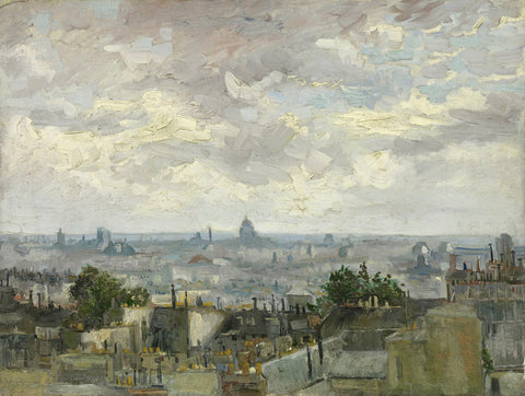 View of Paris, 1886 -  Vincent van Gogh - McGaw Graphics