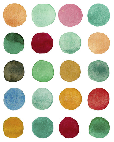Series Colored Dots No. I -  Louise van Terheijden - McGaw Graphics