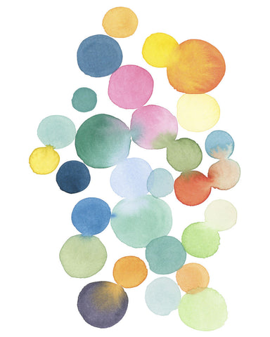Series Colored Dots No. III -  Louise van Terheijden - McGaw Graphics