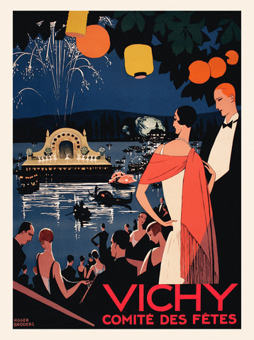 Vichy Comite des Fetes -  Vintage Posters - McGaw Graphics