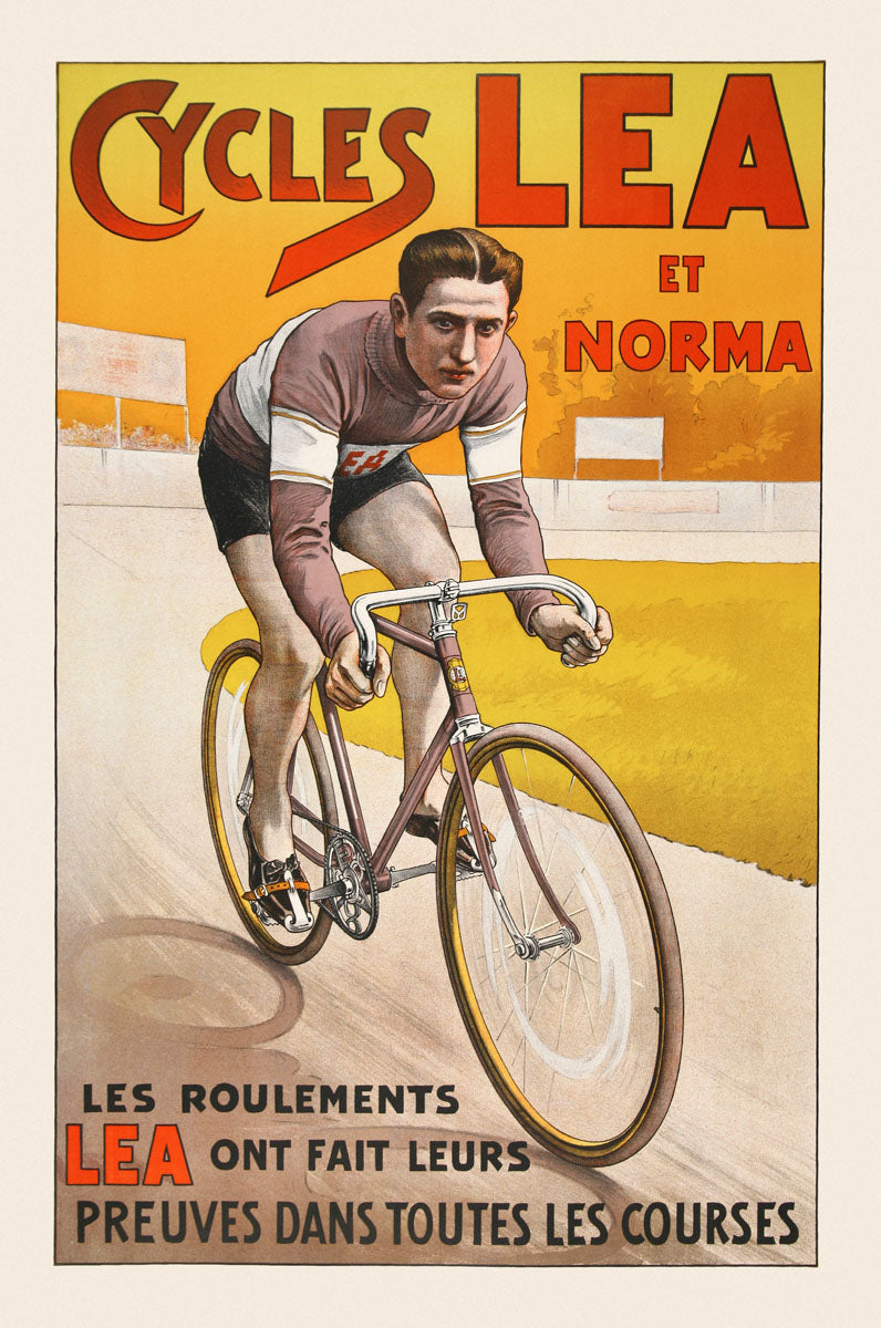 norma fahrradbekleidung Cycles Lea et Norma 18x12 image on 22x16 Unstretched Canvas