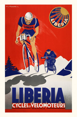 Liberia Cycles et Velomoteurs -  Vintage Posters - McGaw Graphics