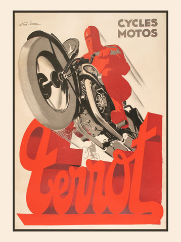 Terrot Cycles Motos -  Vintage Posters - McGaw Graphics