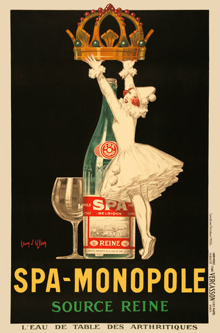 Spa-Monopole Source Reine -  Vintage Posters - McGaw Graphics