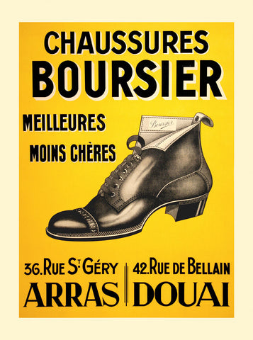 Chaussures Boursier -  Vintage Posters - McGaw Graphics