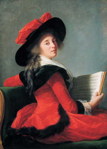 Baronne de Crussol, 1785 -  Elisabeth-Louise Vigee Le Brun - McGaw Graphics