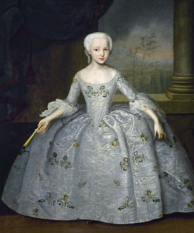 Portrait of Sarah Eleanore Fairmore, 1749 -  Ivan Vishnyakov - McGaw Graphics