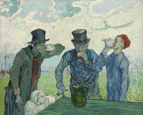 The Drinkers, 1890 -  Vincent van Gogh - McGaw Graphics