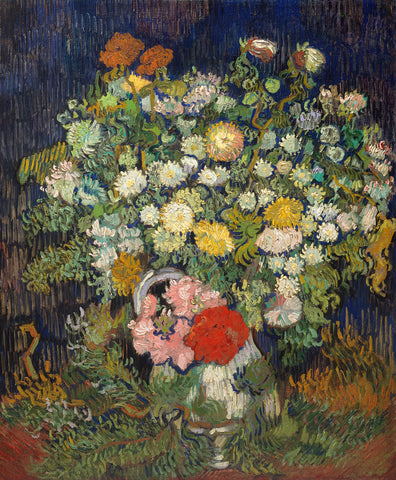 Bouquet of Flowers in a Vase, 1890 -  Vincent van Gogh - McGaw Graphics