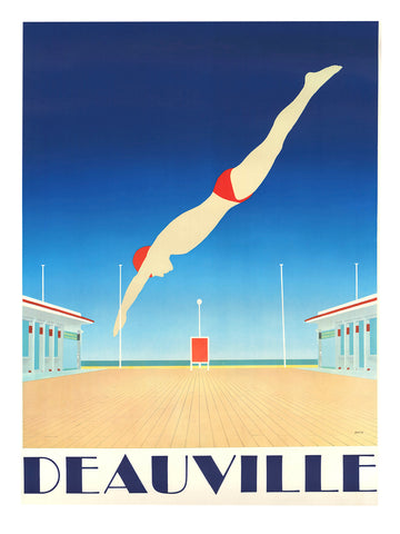 Deauville Diving -  Vintage Sophie - McGaw Graphics