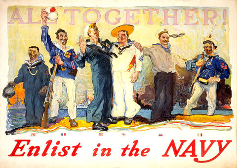 Enlist in the Navy -  Vintage Sophie - McGaw Graphics
