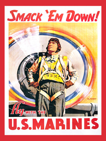 Smack ‘Em Down - Marines -  Vintage Sophie - McGaw Graphics