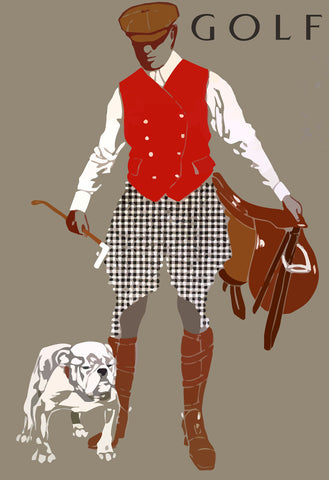 Bulldog Golf -  Vintage Sophie - McGaw Graphics
