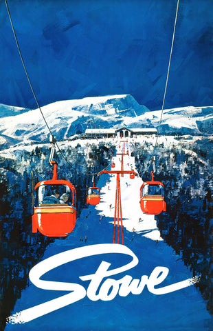 Ski Stowe -  Vintage Sophie - McGaw Graphics