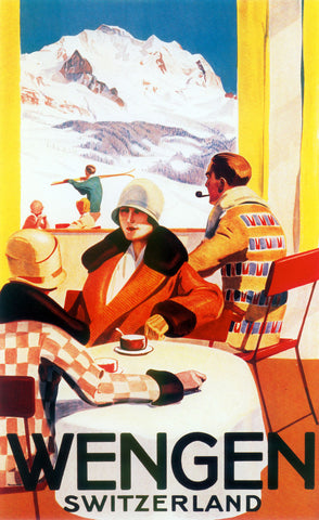 Wengen Switzerland -  Vintage Sophie - McGaw Graphics