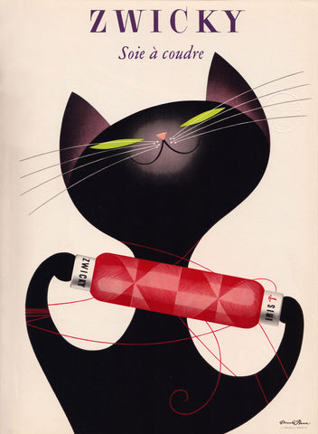 Zwicky - Black Cat -  Vintage Sophie - McGaw Graphics