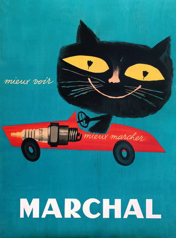 Marchal - Black Cat -  Vintage Sophie - McGaw Graphics