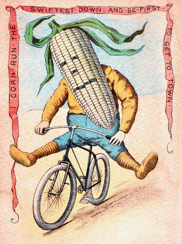 Corn on Bike -  Vintage Sophie - McGaw Graphics