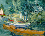 Bank of the Oise at Auvers, 1890 -  Vincent van Gogh - McGaw Graphics