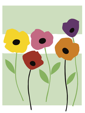 Perky Poppies -  Muriel Verger - McGaw Graphics