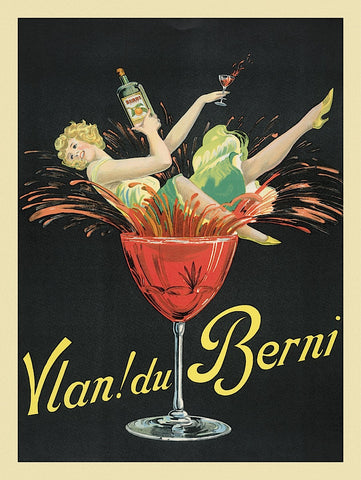 Vlan! du Berni -  Vintage Poster - McGaw Graphics