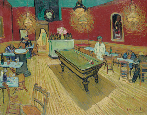 The Night Cafe, 1888 -  Vincent van Gogh - McGaw Graphics