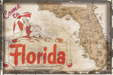Come to Florida -  Vintage Vacation - McGaw Graphics