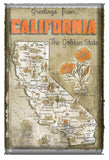 Greetings from California -  Vintage Vacation - McGaw Graphics