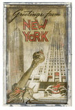 Greetings from New York -  Vintage Vacation - McGaw Graphics