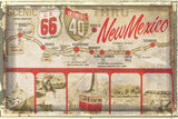 Scenic US 66 thru New Mexico -  Vintage Vacation - McGaw Graphics