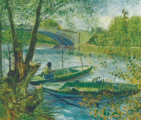 A Fisherman in His Boat -  Vincent van Gogh - McGaw Graphics