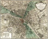 Plan de Paris -  Vintage Reproduction - McGaw Graphics