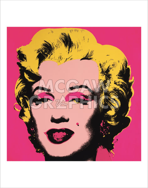 Marilyn Monroe (Marilyn), 1967 (hot pink) | McGaw Graphics