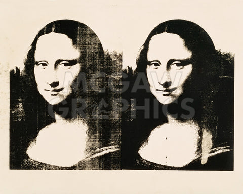 Double Mona Lisa, 1963 -  Andy Warhol - McGaw Graphics