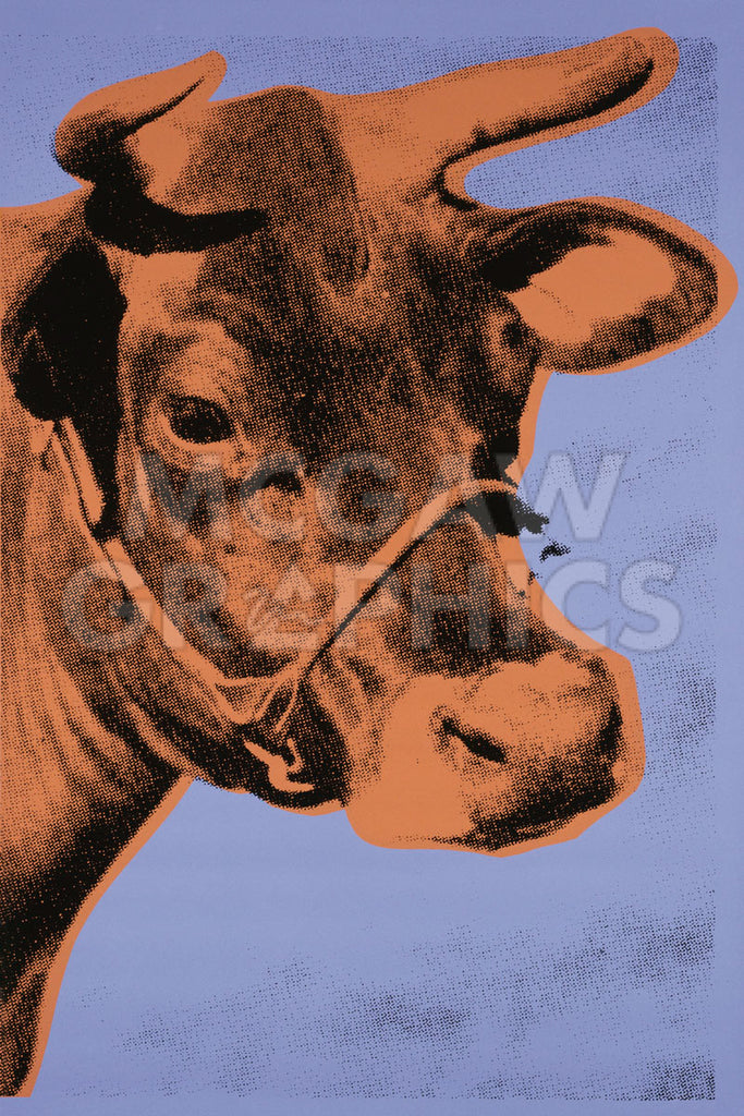 Cow, 1971 (purple & orange) | McGaw Graphics