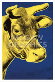 Cow, 1971 (blue & yellow) -  Andy Warhol - McGaw Graphics