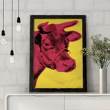 Cow, 1966 (yellow & pink) -  Andy Warhol - McGaw Graphics