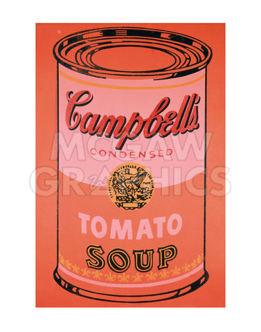 Campbell's Soup Can, 1965 (orange) -  Andy Warhol - McGaw Graphics