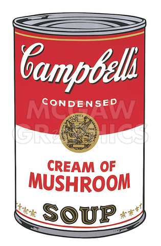 Campbell's Soup I: Cream of Mushroom, 1968 -  Andy Warhol - McGaw Graphics
