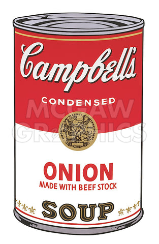 Campbell's Soup I:  Onion, 1968 -  Andy Warhol - McGaw Graphics