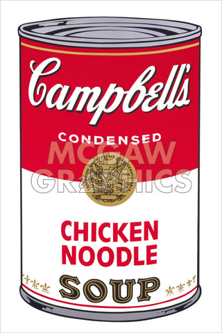 Campbell's Soup I:  Chicken Noodle, 1968 -  Andy Warhol - McGaw Graphics