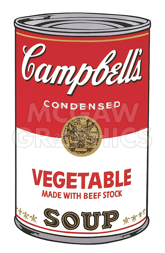 Campbell s Soup I Vegetable 1968 McGaw Graphics