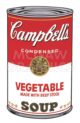 Campbell's Soup I:  Vegetable, 1968 -  Andy Warhol - McGaw Graphics