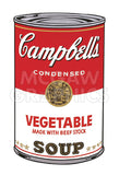 Campbell's Soup I:  Vegetable, 1968 -  Andy Warhol - McGaw Graphics