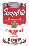 Campbell's Soup I:  Consomme, 1968 -  Andy Warhol - McGaw Graphics