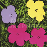 Flowers, 1970 (1 purple, 1 yellow, 2 pink) -  Andy Warhol - McGaw Graphics