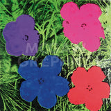 Flowers, c. 1964 (1 purple, 1 blue, 1 pink, 1 red) -  Andy Warhol - McGaw Graphics