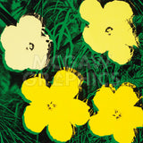 Flowers, 1970 (4 yellow) -  Andy Warhol - McGaw Graphics