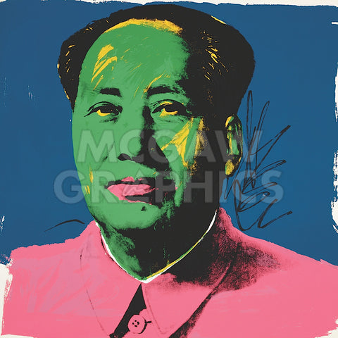 Mao, 1972 (Green) -  Andy Warhol - McGaw Graphics